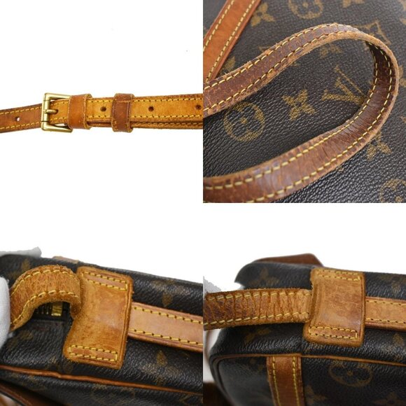 LOUIS VUITTON Jeune Fille MM Shoulder Bag Monogram Leather Brown M51226 30EF109 - Picture 8 of 16